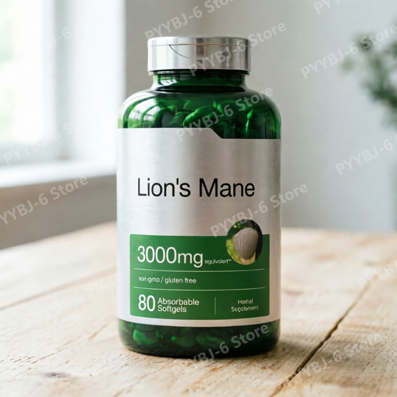 Herbal Wellness Formula - Lion's Mane Mushroom Extract Non-GMO &