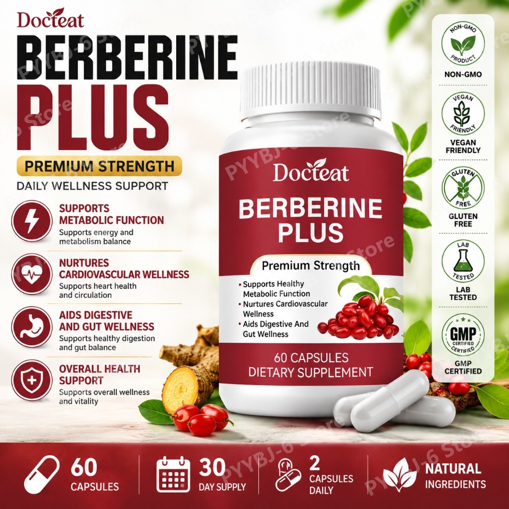 Berberine Plus Supplement 60Ca - مراجعة Natural Herbal Wellness وسعره