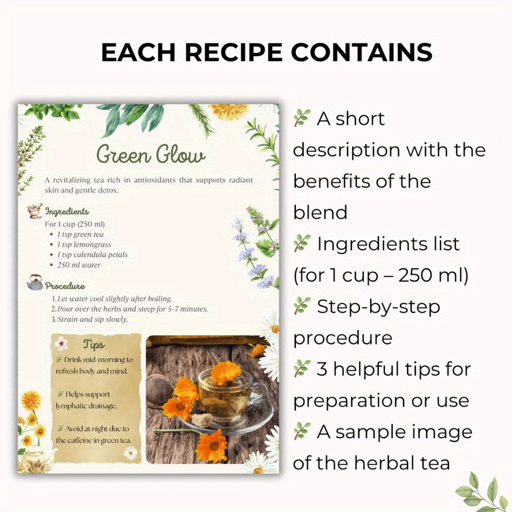 Herbal Tea Recipes Book – Natu - مراجعة Natural Herbal Wellness وسعره