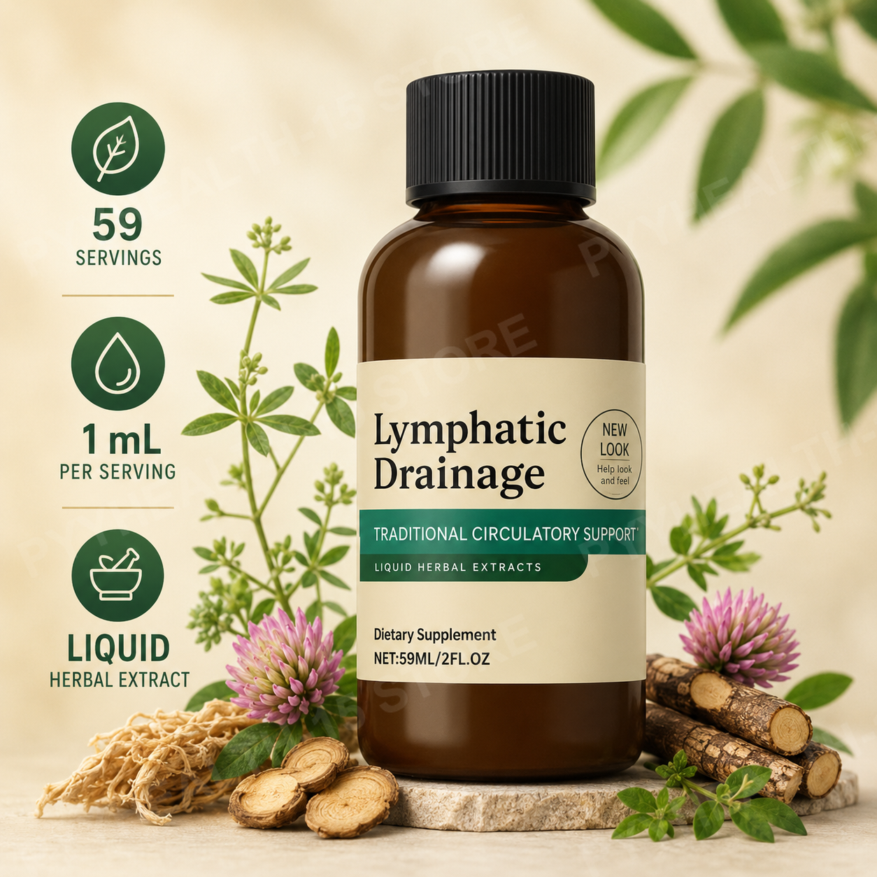 Herbal Extract Drops with Clea - مراجعة Herbal Wellness Formula وسعره