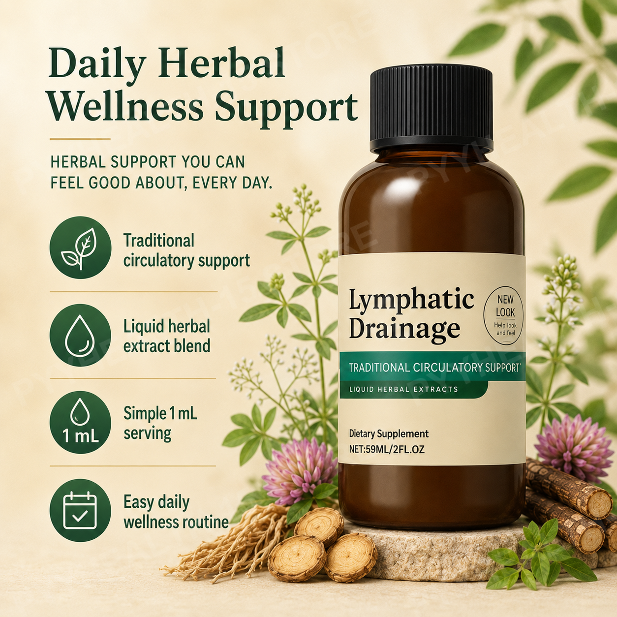 Herbal Extract Drops with Clea - مراجعة Herbal Wellness Formula وسعره