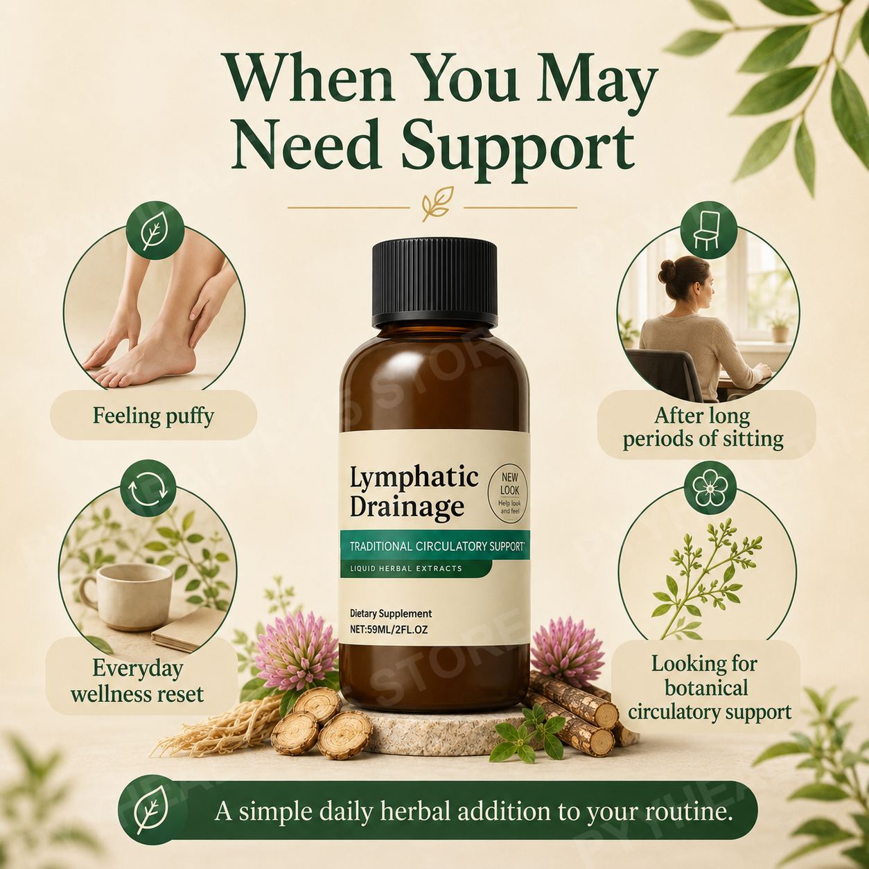 Herbal Extract Drops with Clea - مراجعة Herbal Wellness Formula وسعره