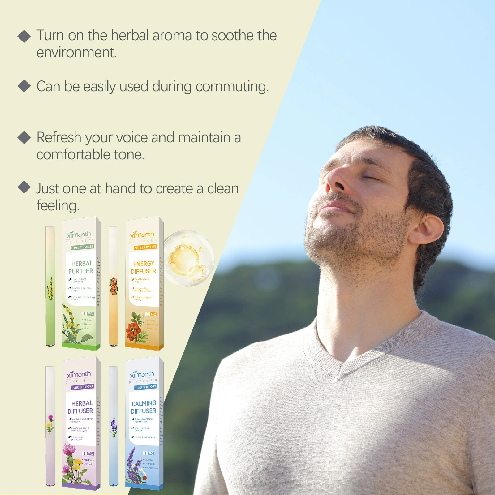 Natural Herbal Breathing Stick - مراجعة Herbal And Wellness Products وسعره