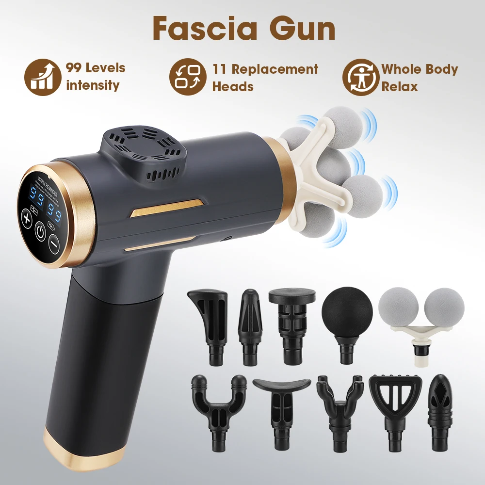 Electric Fascia Gun 24W 99 Gea - مراجعة Health Wellness وسعره