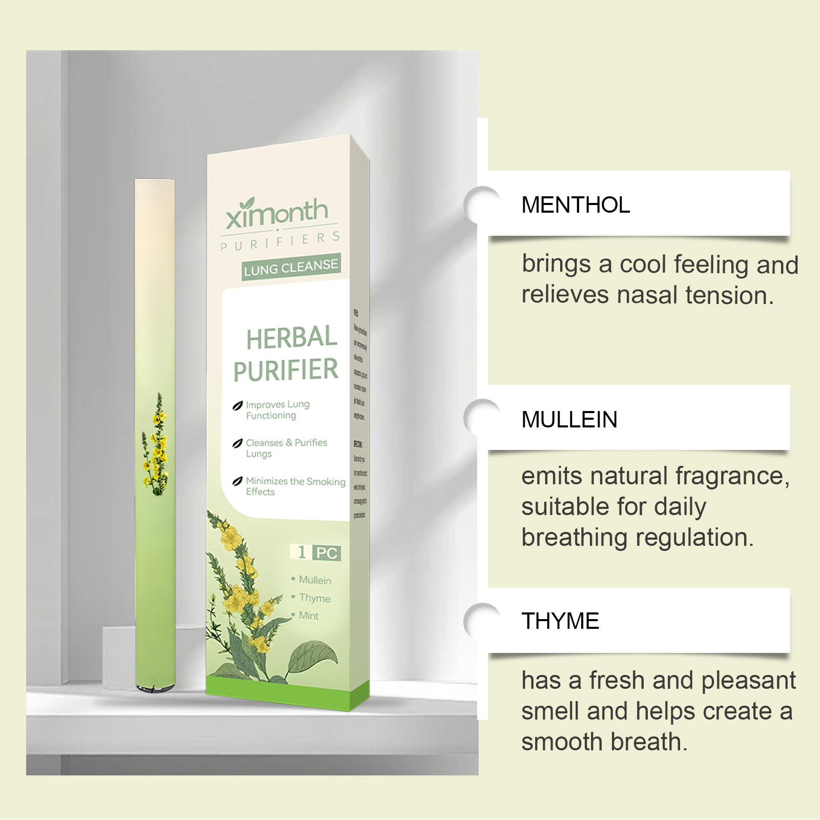 Natural Herbal Breathing Stick - مراجعة Natural Herbal Wellness وسعره