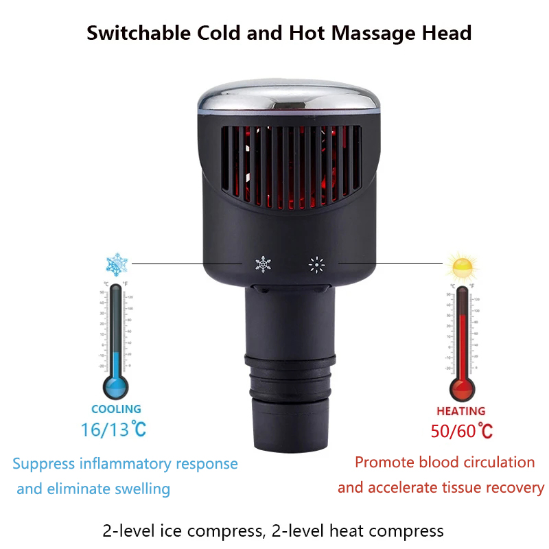 New Heat-Cold Fascia Gun Massa - مراجعة Health Wellness وسعره