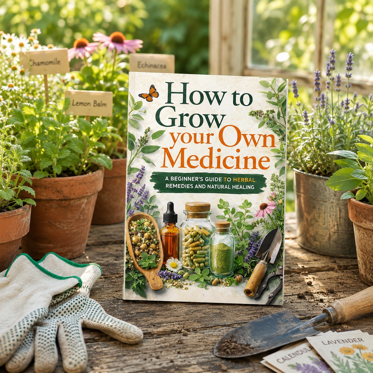 Grow Your Own Medicinal Herbs, - مراجعة Herbal Holistic Wellness وسعره