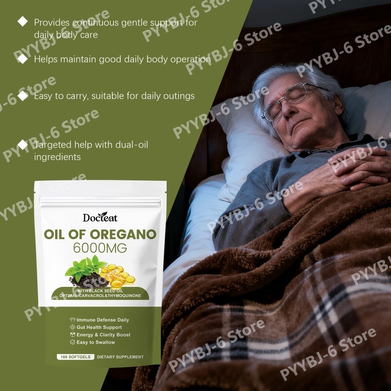 Oregano Oil Softgels with Blac - مراجعة Herbal Wellness Formula وسعره