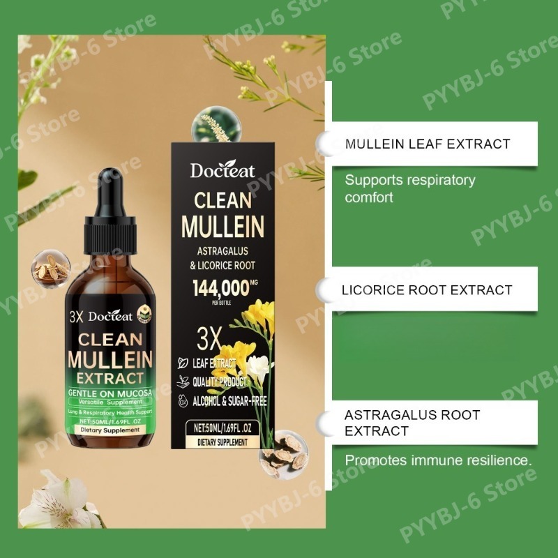 Mullein Astragalus & Licorice  - مراجعة Natural Herbal Wellness وسعره