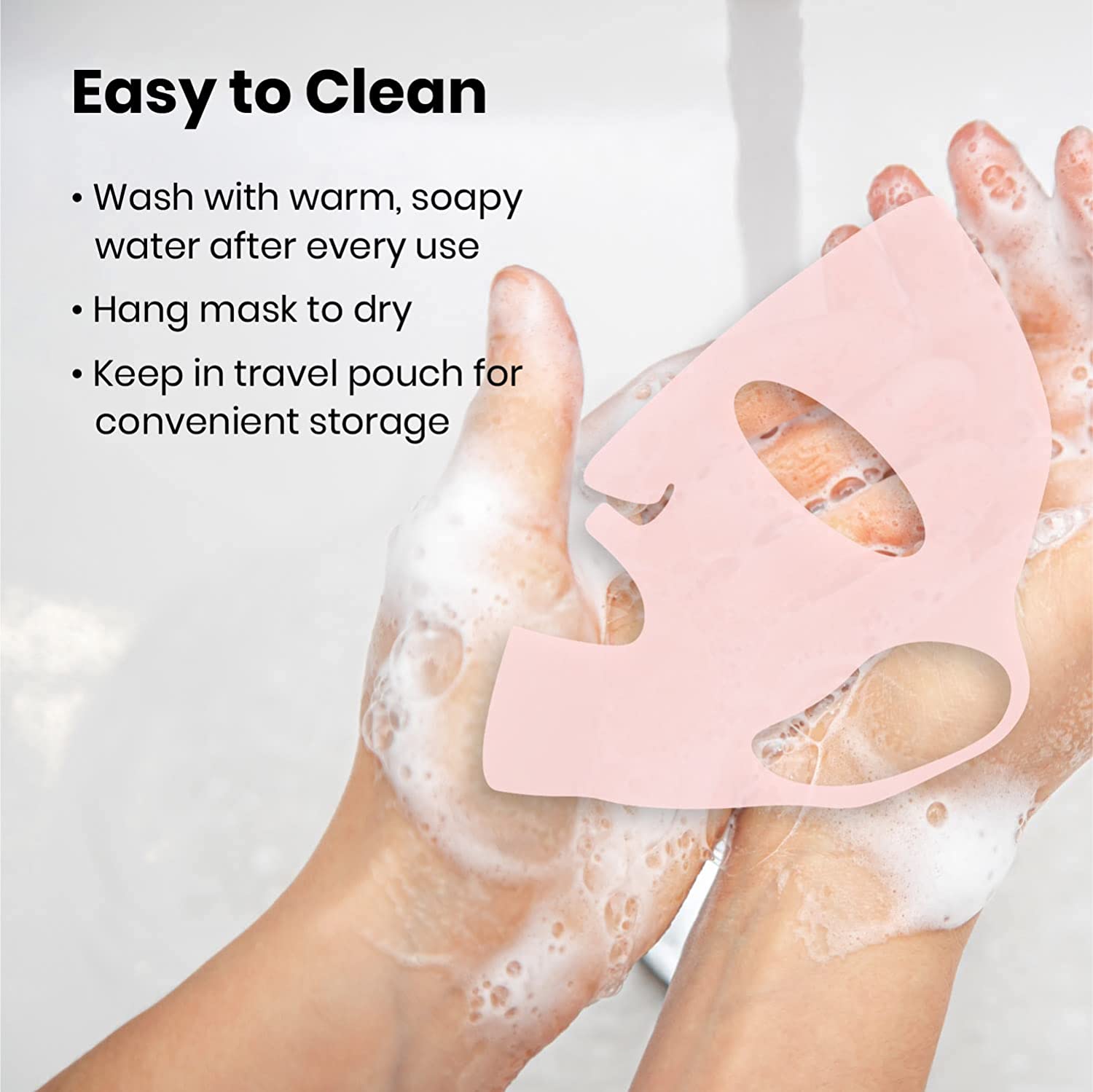 Reusable Silicone Face Mask Ho - مراجعة Health Wellness وسعره