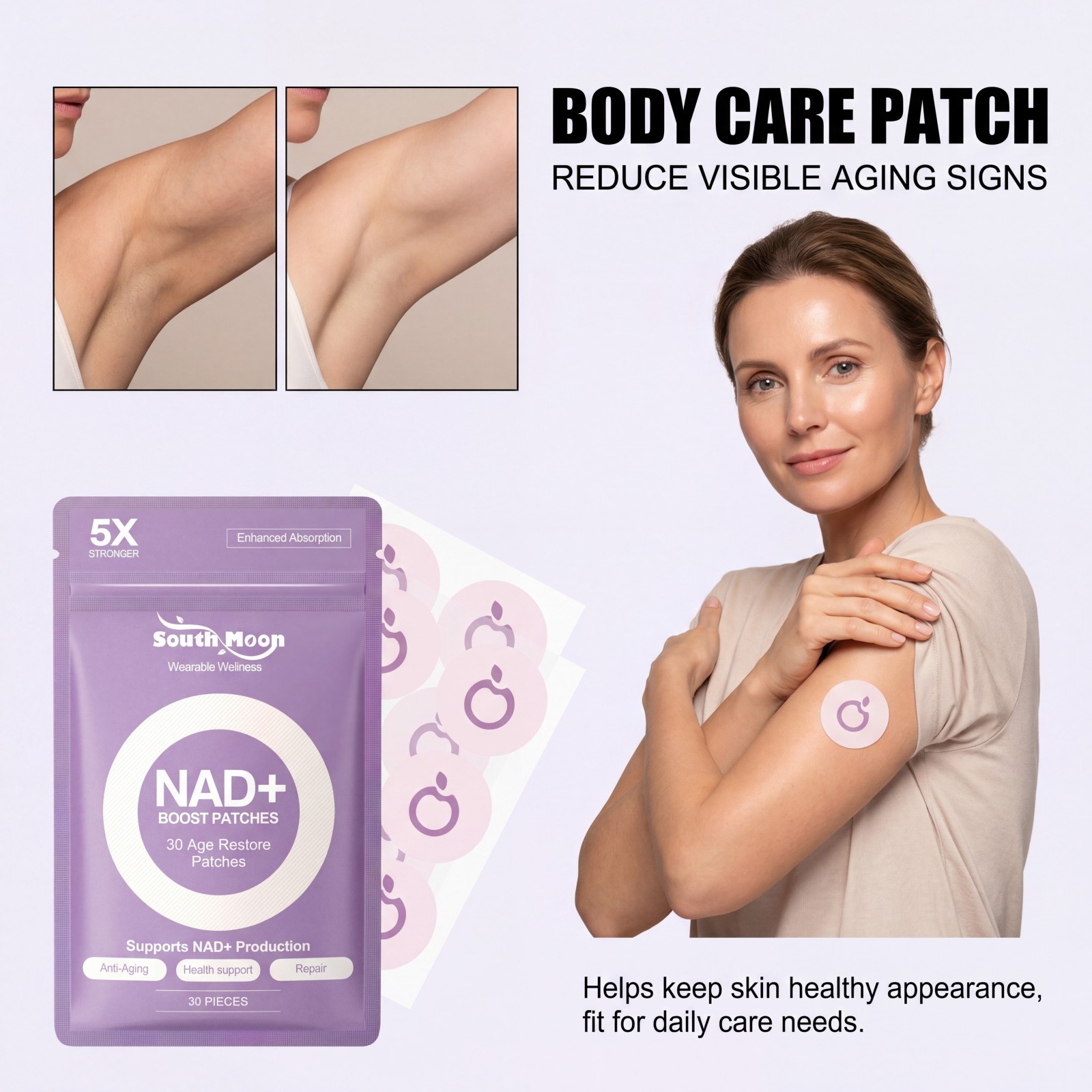 60/120pcs Body Care Patch Mois - مراجعة Health Wellness وسعره