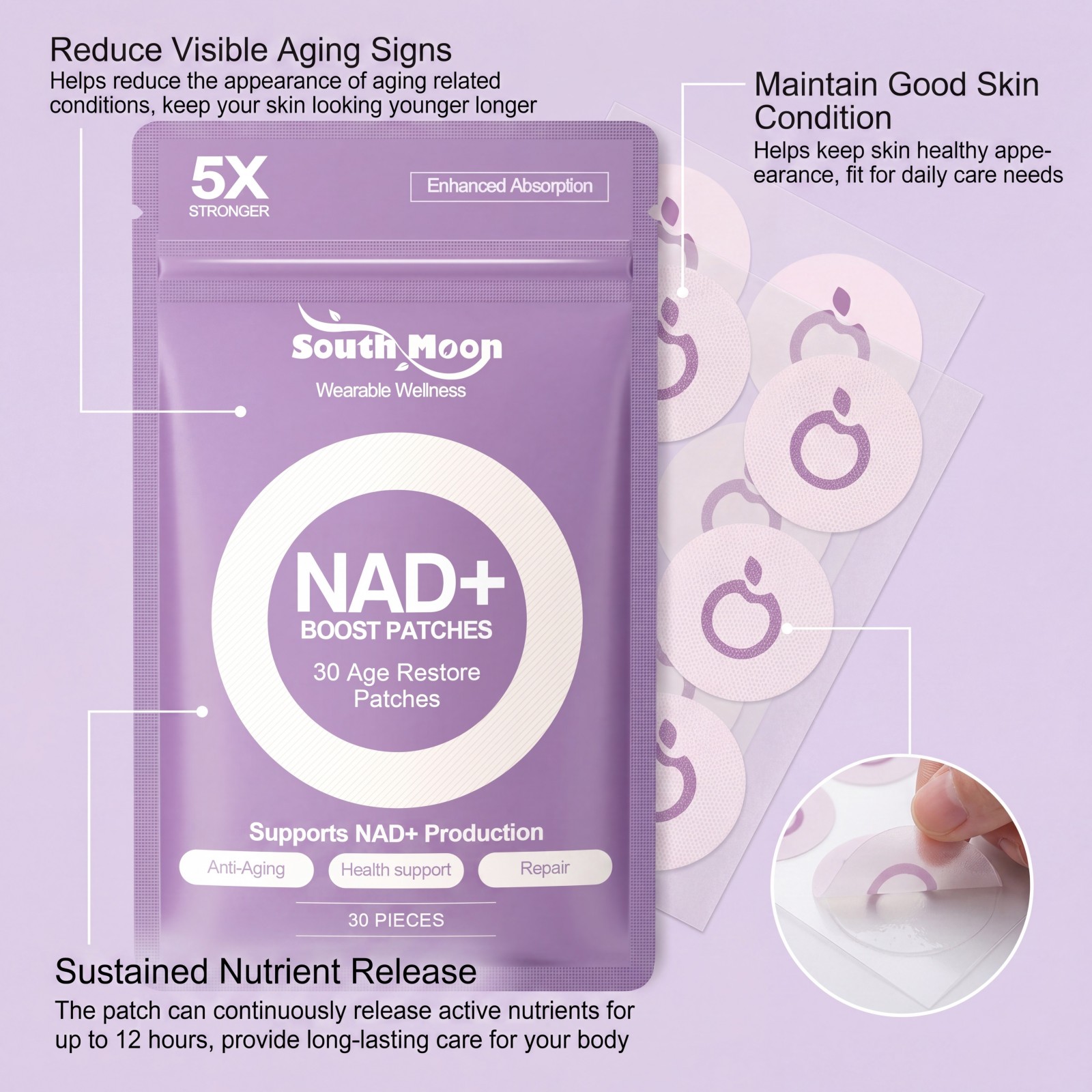 60/120pcs Body Care Patch Mois - مراجعة Health Wellness وسعره