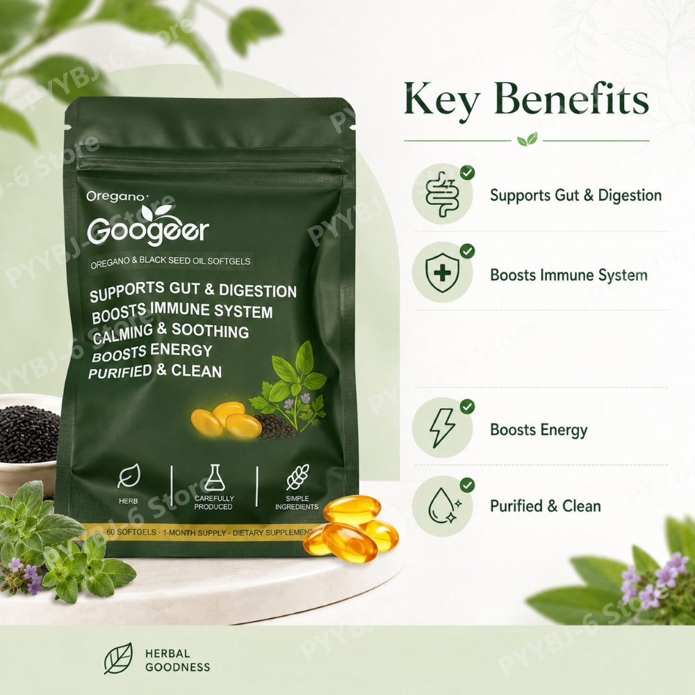 Oregano Black Seed Oil Softgel - مراجعة Herbal Wellness Formula وسعره