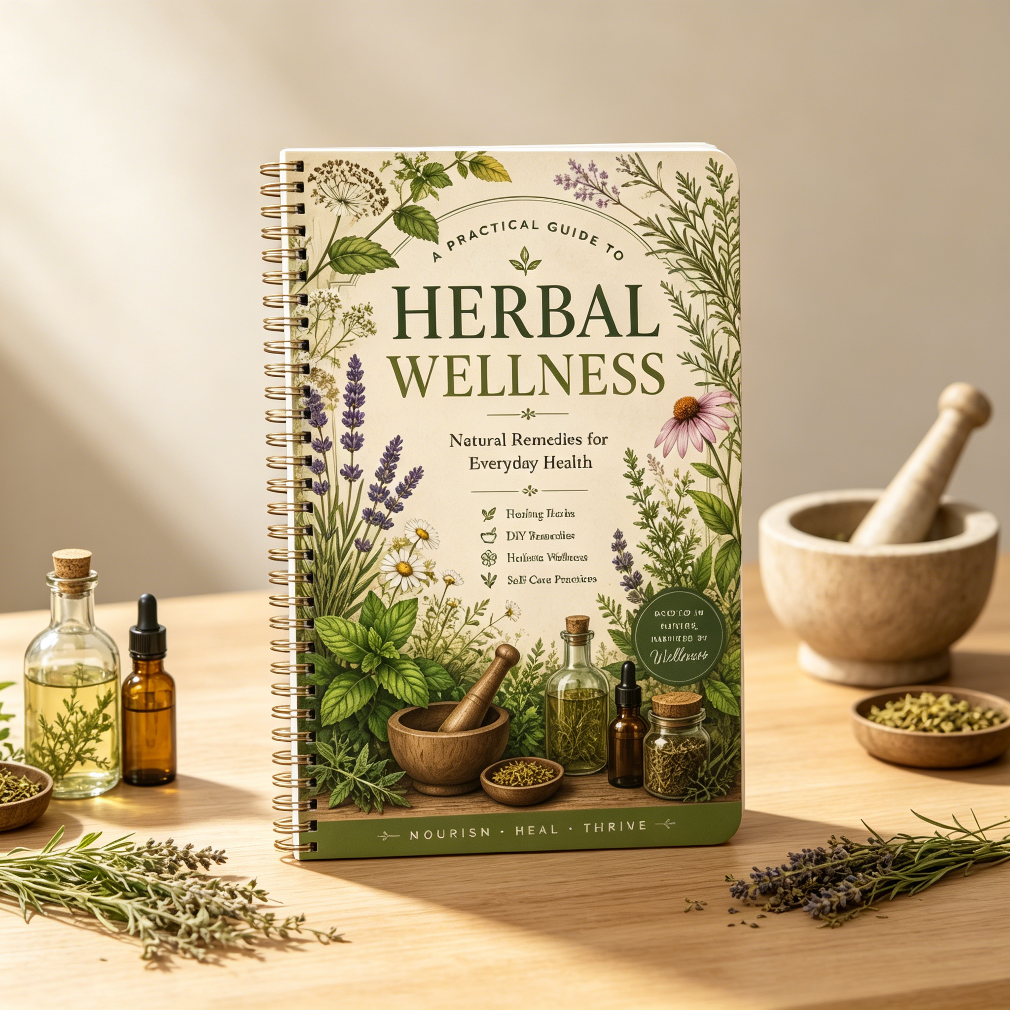 Herbal Remedies Journal A5 Spi - مراجعة Natural Herbal Wellness وسعره